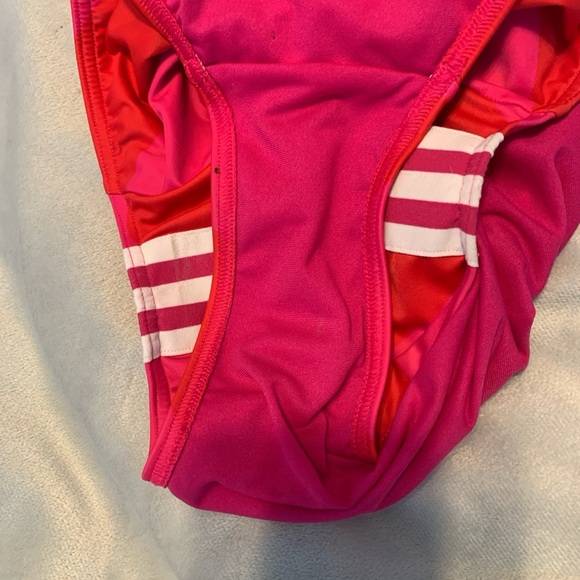 Adidas xMarimekko SH3.RO 3-Stripes one piece Swimsuit Magenta/ Vivid Red pink 0 - Picture 5 of 8